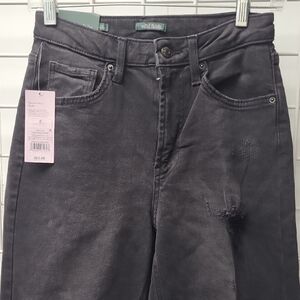 NWT, WILD FABLE SUPER HIGH RISE Charcoal Relaxed Jeans, SIZE 2